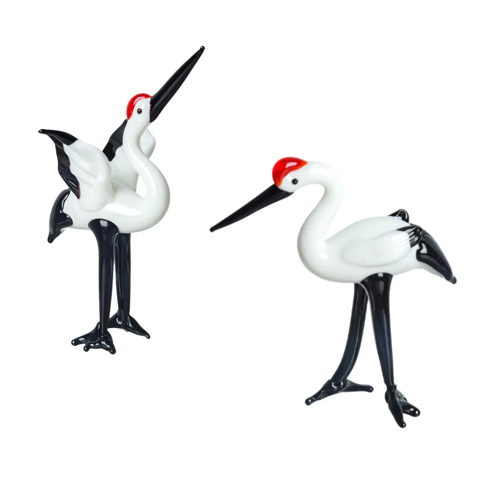 Керамическая статуя журавля фигурки птиц центральная часть стола домашний декор