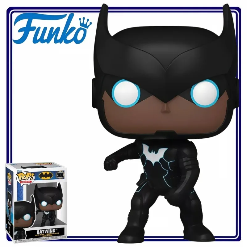 Фото Коллекционная фигурка Funko POP DC Comics Бэтмен в Бэтвинге, модель супергероя, статуэтка для рабочего стола, художественное украшение, декор для дома, подарок №1