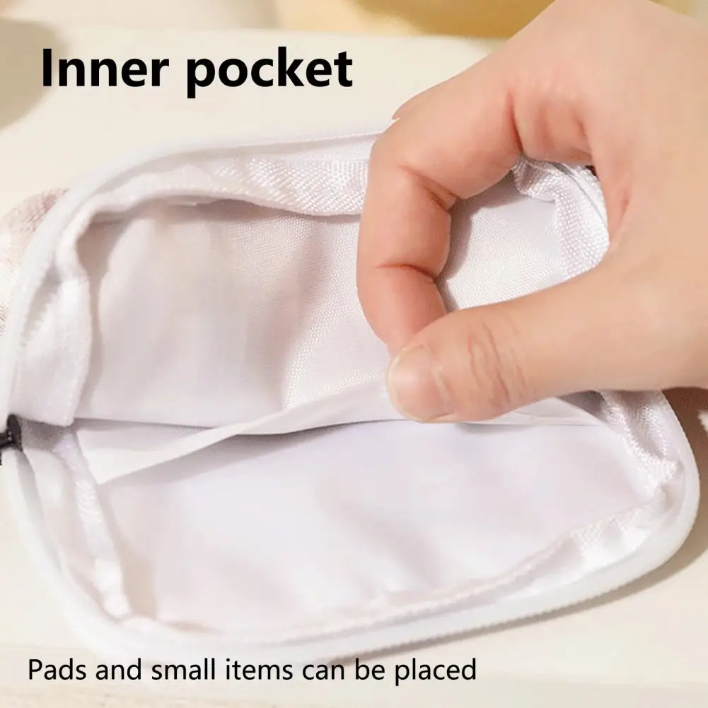 

Держатель для тампона, портативный гигиенический пакет для салфеток, встроенный маленький карман, Женский держатель для тампонов, монетница, сумка для губной помады, многофункциональный