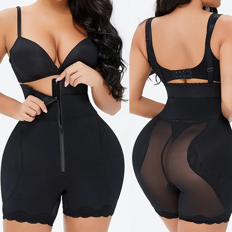 

Full Body Shaper Shapewear Butt Lifter Underwear Fake Buttocks Hip Pads Enhancer Brief Straps Slimmer Waist Trainers Postpartum