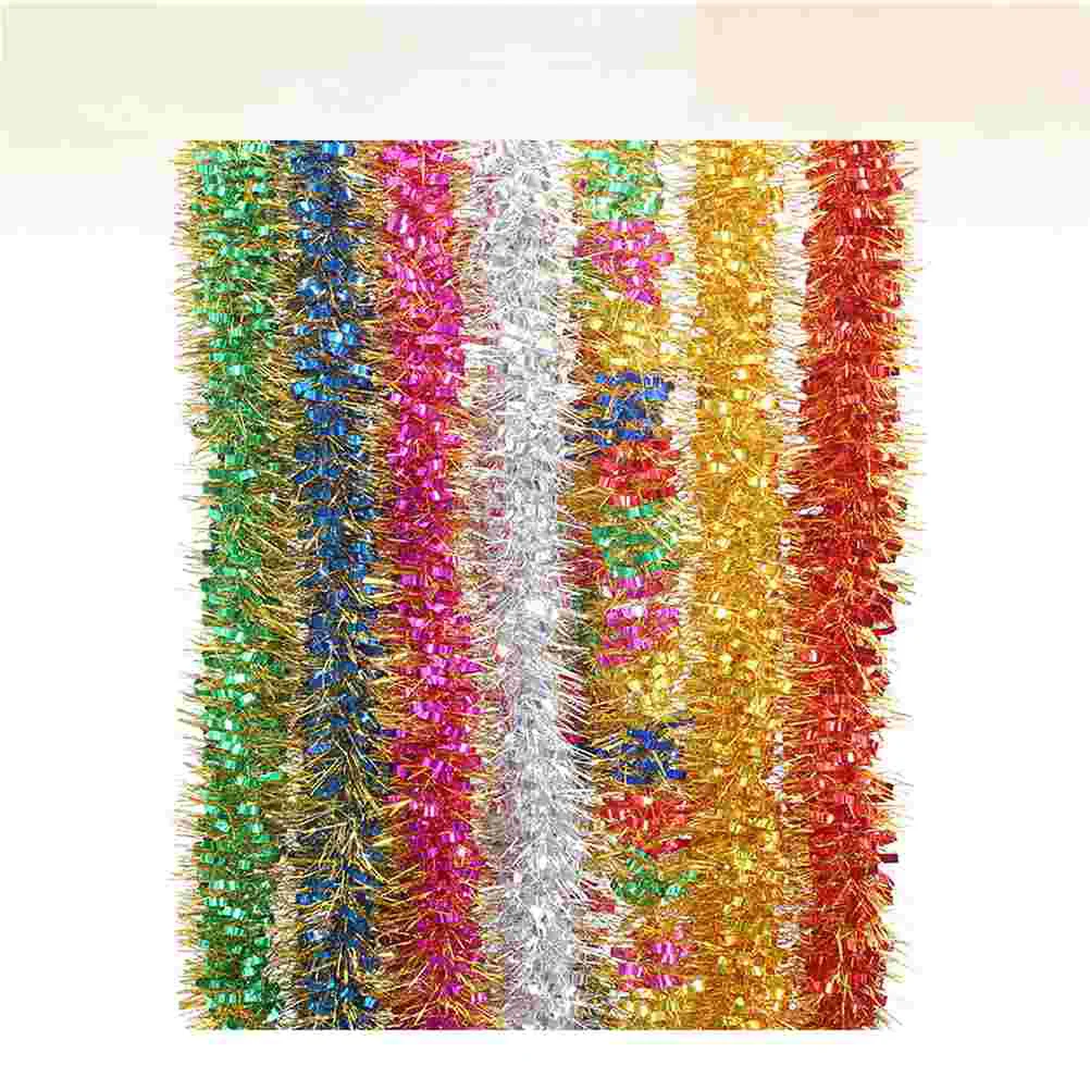 

8Pcs 2m Creative Festooning Garland Creative Sparkling Festival Hanging Decoration for Party Christmas (Random Color)