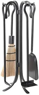 

Hook I, 26-in 5-Piece Fireplace Tool Set,WR-21-26,Black