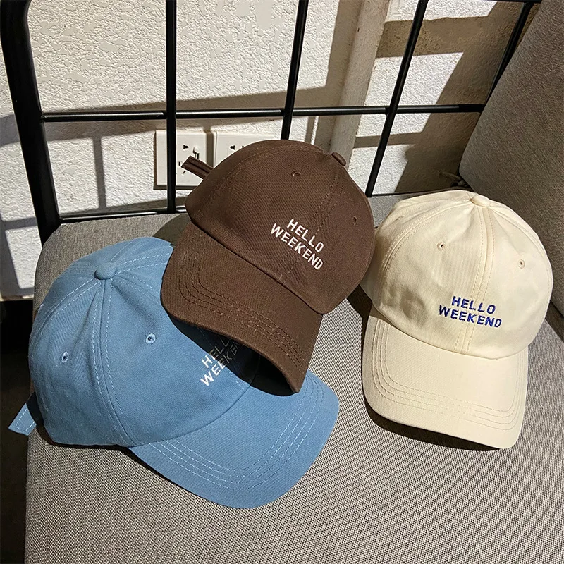 

New Baseball Hat Women's Spring And Autumn Summer Thin Trendy Minority Japanese Fashion Sunshade Letter Embroidered Duck