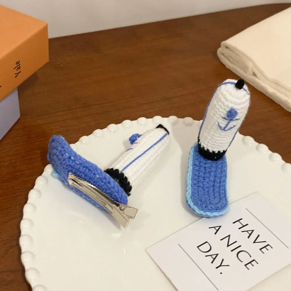 Милая шляпа для персонала Krusty Krab губки заколки волос вязаные с героями