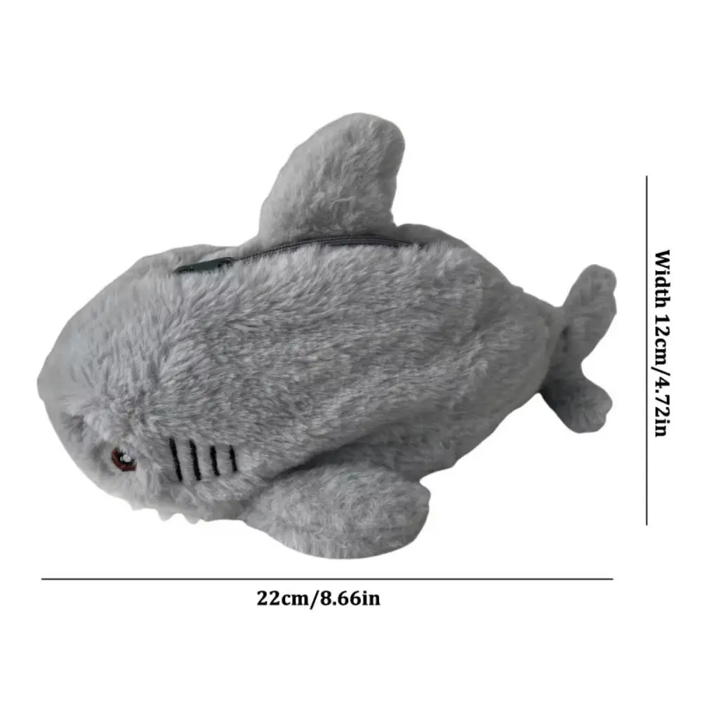 Сумка для канцелярских принадлежностей Big Shark плюшевая сумка-карандаш с открытым