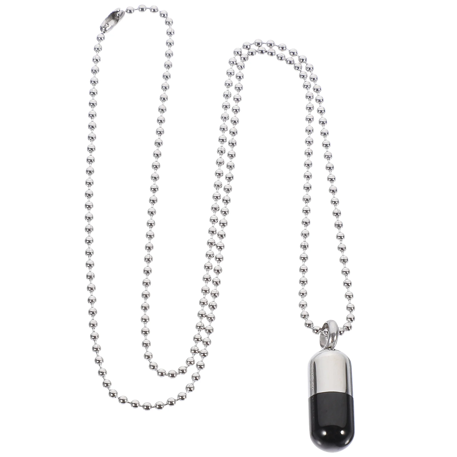 

Capsules Pendant Necklace Case Pendant Necklace Gift Necklace with Openable Pendant