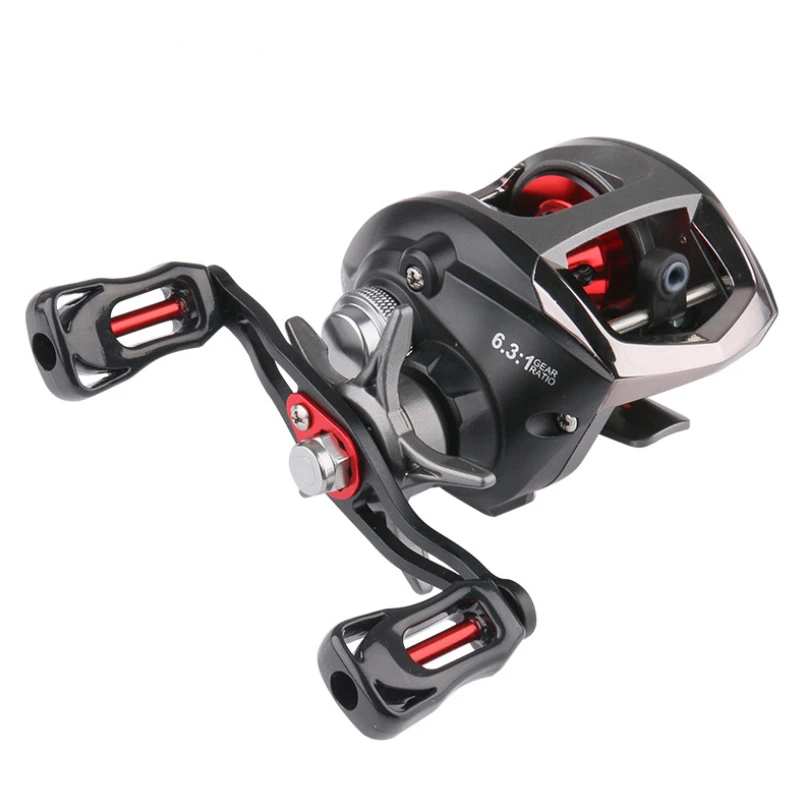 

2023 Baitcasting Fishing Reel Right /Left Hand 6.3:1 Gear Ratio 12+1BB 10KG Max Drag Carp Fishing Tackles carretilha de pesca