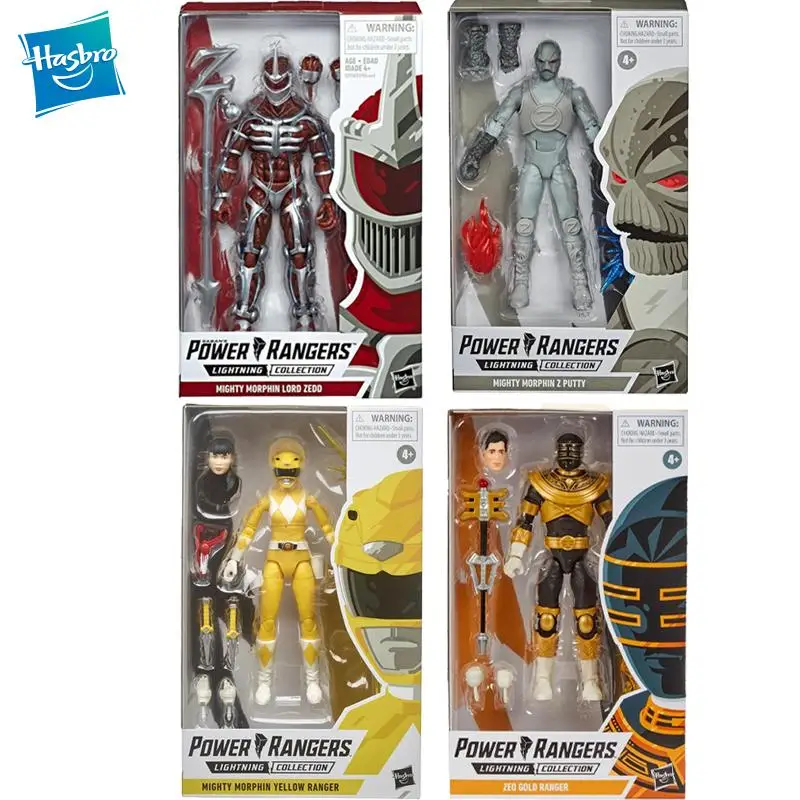 

Экшн-фигурка Hasbro Ranger Power из коллекции «желтый рейнджер Zeo Gold Ranger Lord Zedd Z Putty», Игрушечная модель, подарок для хобби, 6 дюймов