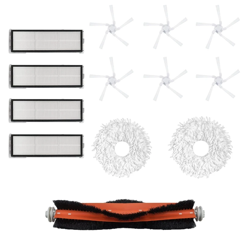 

Replacement Main Brush Side Brushes HEPA Filters Compatible For Dreame W10 W10pro Vacuum Cleaner Accessories