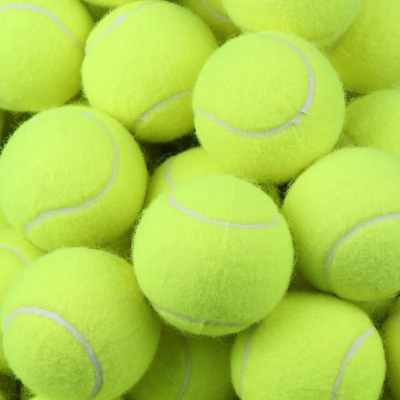 1Pc High Elasticity Resistant Rubber Tennis Training Professional Game Ball  Sports Massage Ball Tennis 2022 Rubber Tennis Ball | АлиЭкспресс