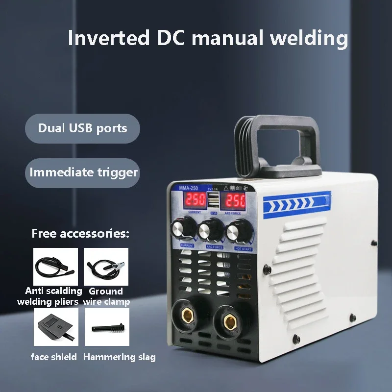Электросварочный аппарат 220 В небольшой бытовой портативный инверторный микро