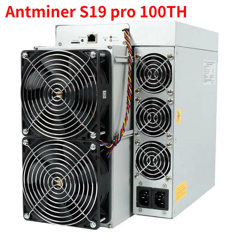 

Bitmain Antminer S19j Pro 100TH ASIC Bitcoin Miner Free Shipping DHL/UPS