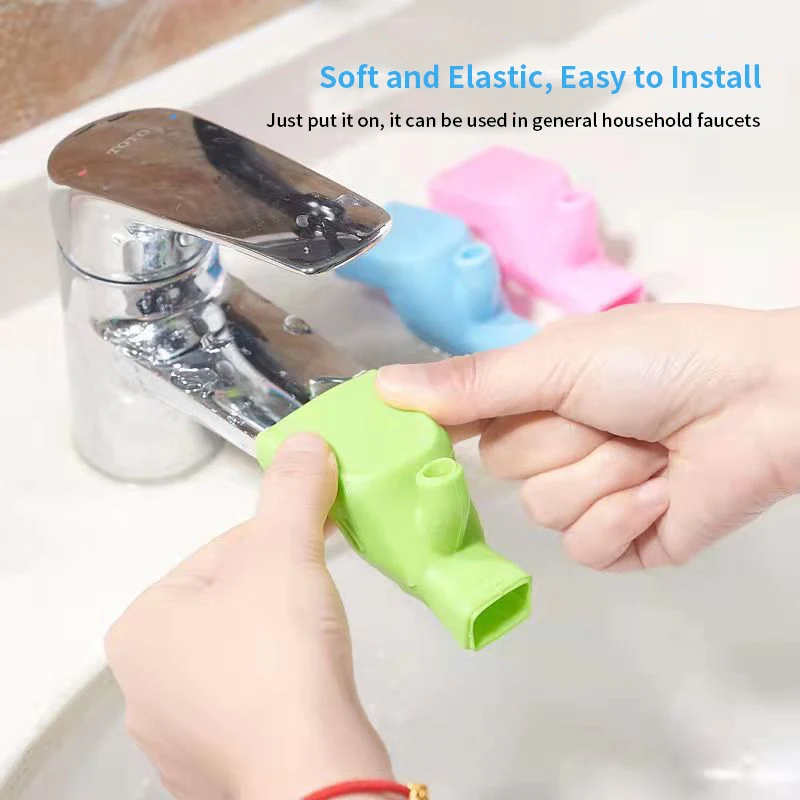 

Bathroom Sink Nozzle Faucet Extenders Rubber Elastic Water Tap Extension Kitchen Silicone Faucet Extender Accessories Supplies