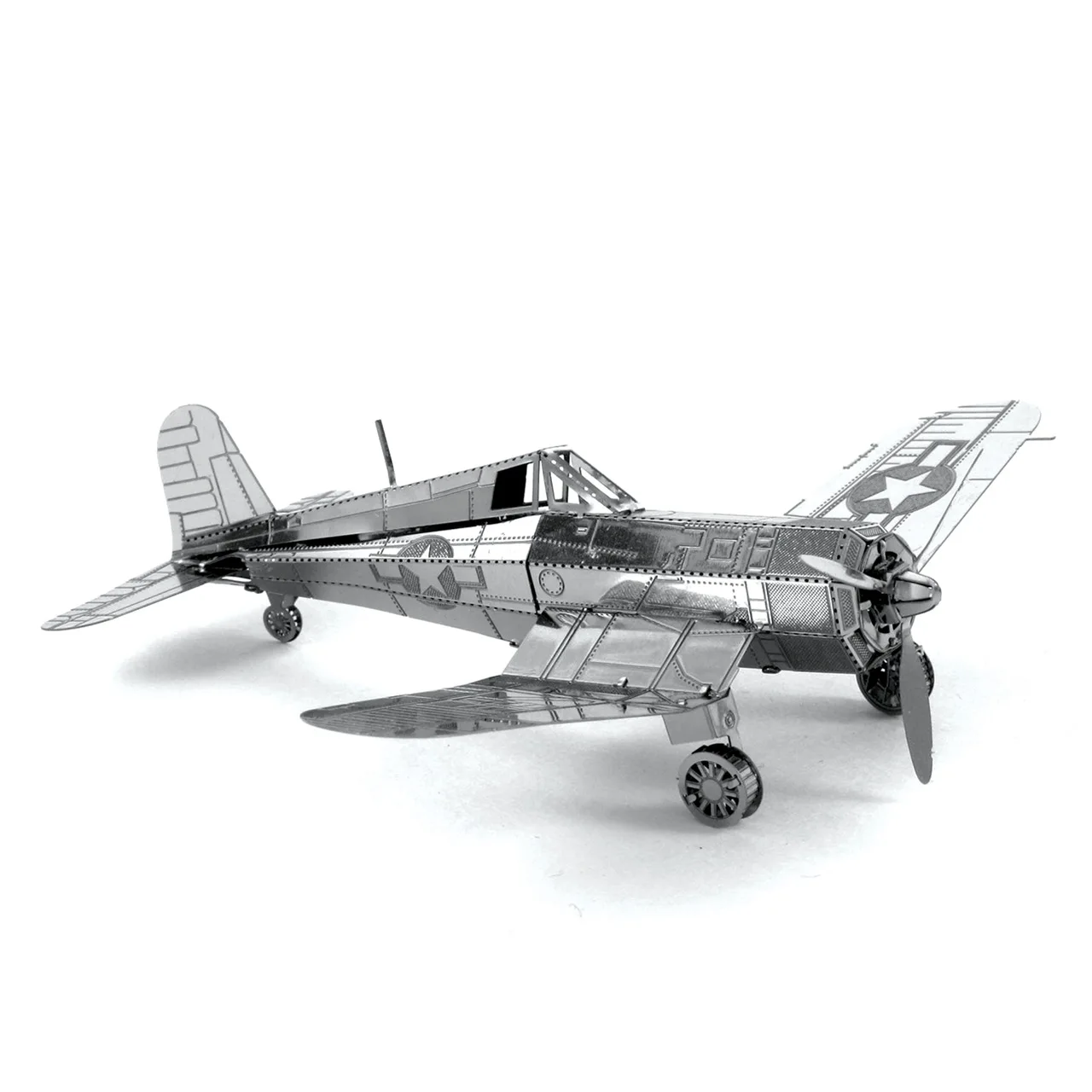 

3D Metal Puzzle Pirate Fighter Model Kit All Metal 3d Puzzles for Kids Jigsaw DIY Metal Assembly Model Assemble DIY Gift