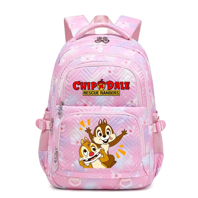 Водонепроницаемый женский рюкзак Disney Chip n Dale дорожные сумки школьные ранцы для