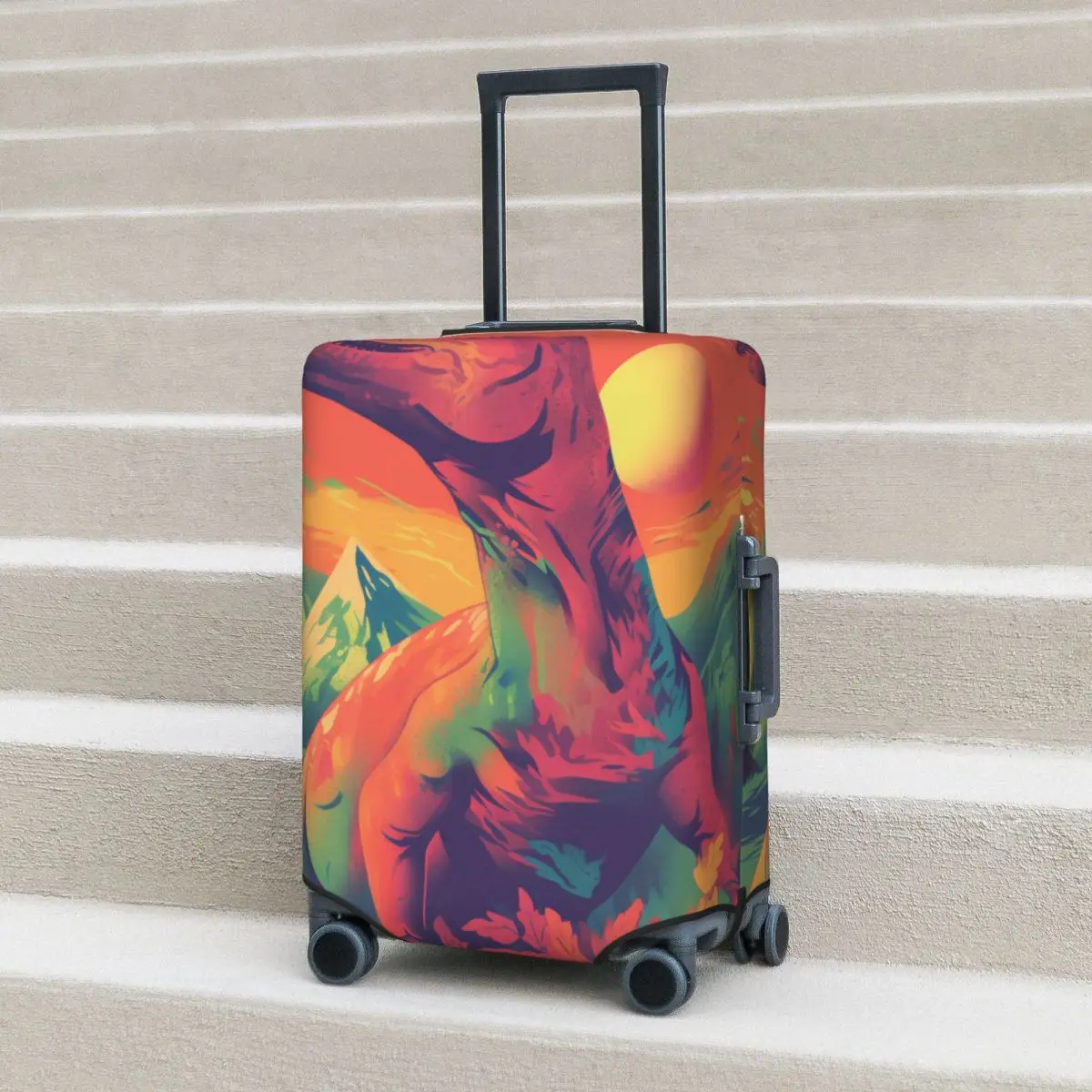 

Чехол для чемодана в виде динозавра Neo смеситель для путешествий праздников практичный защитный чехол для чемодана