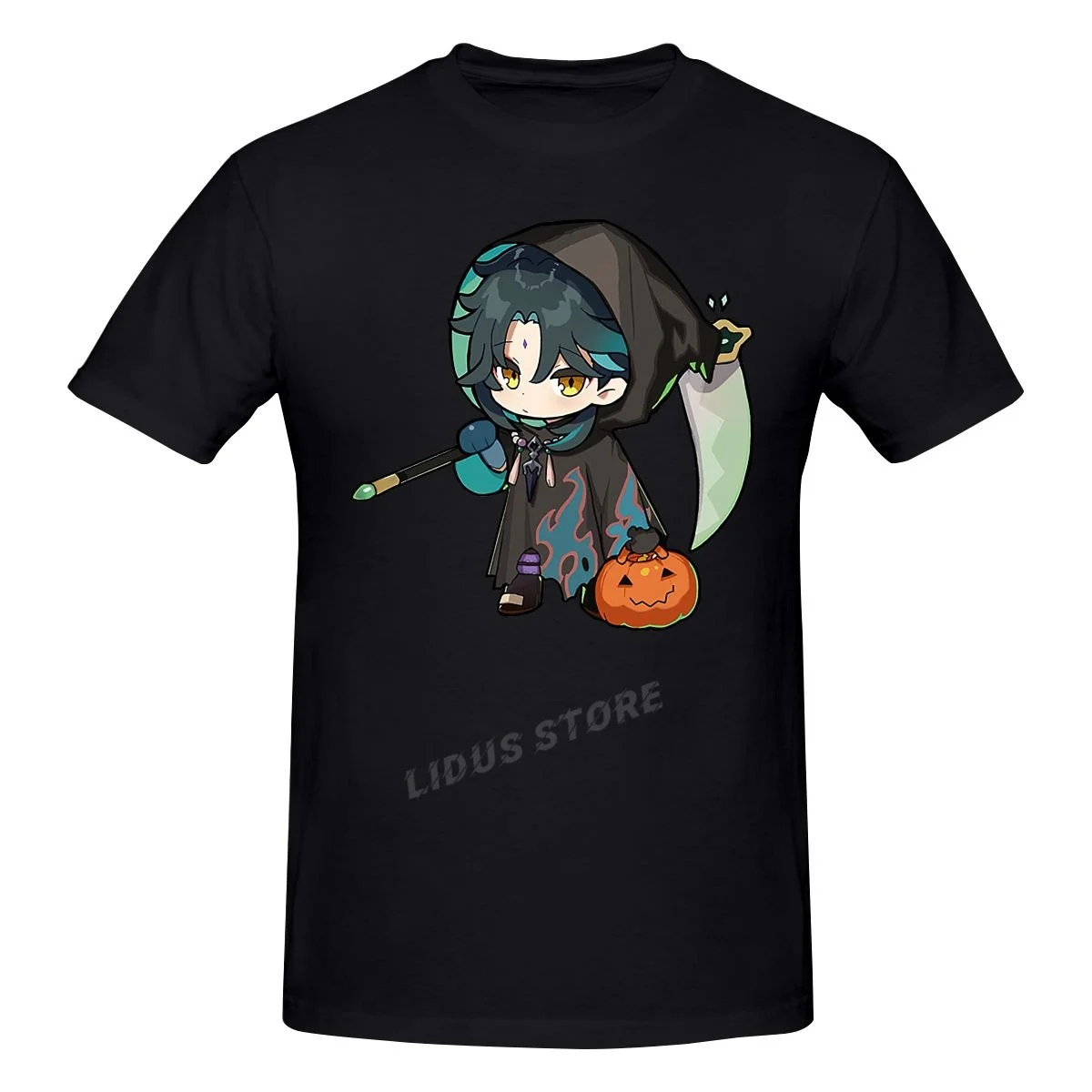

Xiao (Halloween Ver.) Genshin Impact Games T shirt Harajuku Clothing T-shirt Cotton Sweatshirts Graphics Tshirt Brands Tee Top