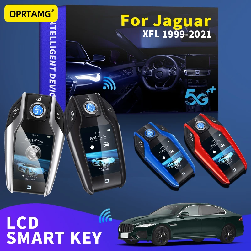 

Модифицированный автомобильный смарт-ключ OPRTAMG с ЖК-дисплеем, дистанционный смарт-ключ для Jaguar XFL 1999 2000 2001 2002 2003 2004 2005 2007 2008 2009 2012