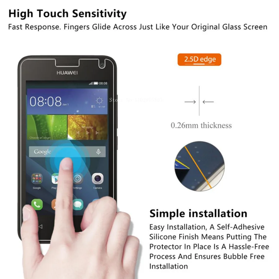 3 шт. 9H Защитное стекло для Huawei P30 Lite P40 P20 Pro закаленное P8 P9 P10 2017 Защитная пленка