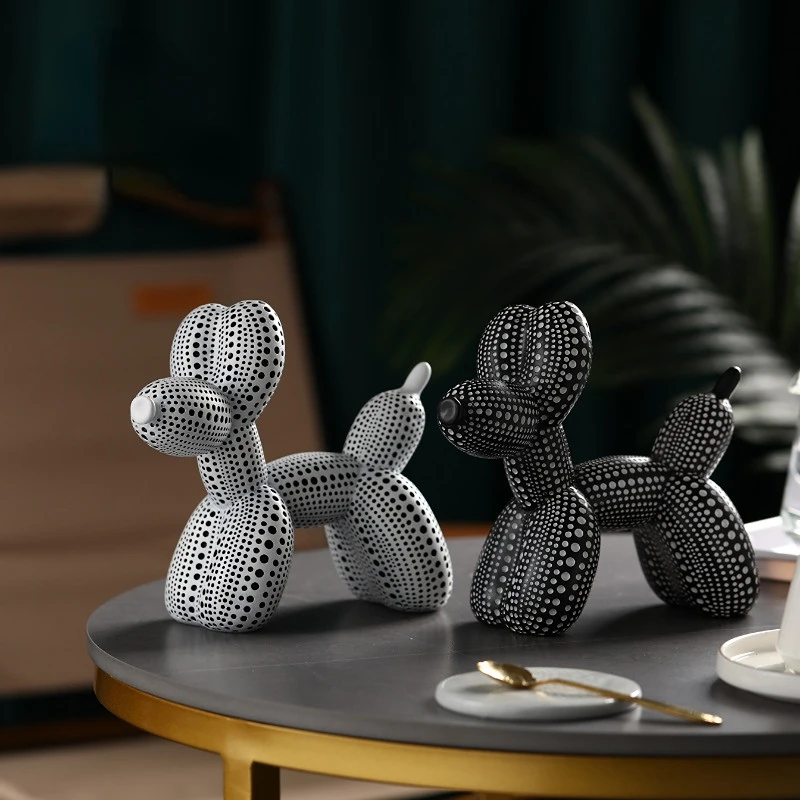 

Украшения для дома и гостиной, милые воздушные шары в горошек, собака, европейский домашний декор для спальни, гостиной, офиса, детский подар...