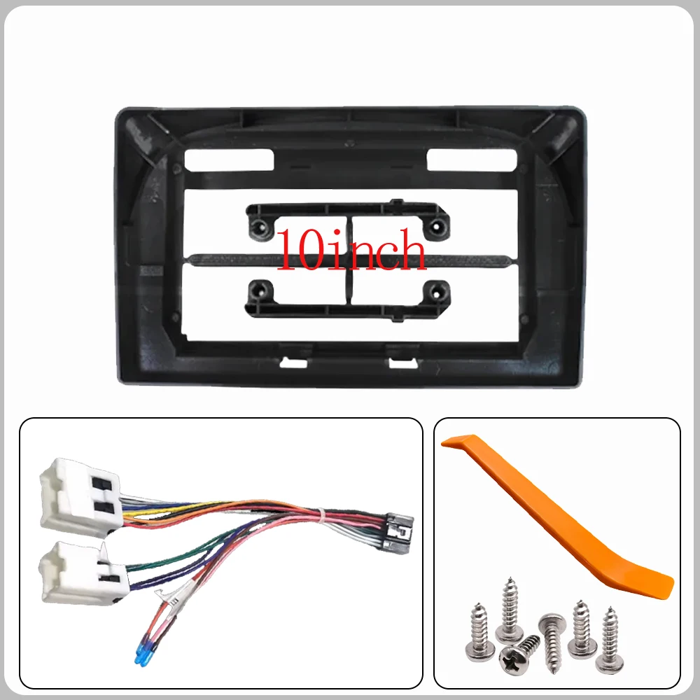 Фото Для Nissan Palatin D22 2004-2013 10-дюймовый радиоприемник Android стерео рамка панель приборная панель мультимедийный экран жгут проводов видеокабеля №4