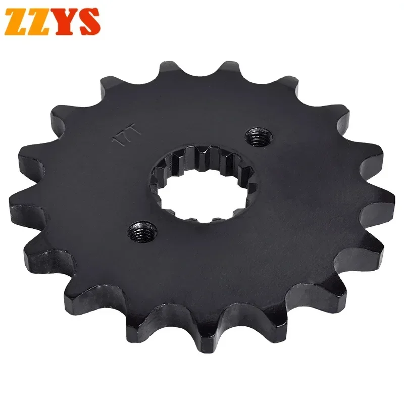 Передняя Звездочка для мотоцикла 530 17 T зубьев звездная кулачковая камера