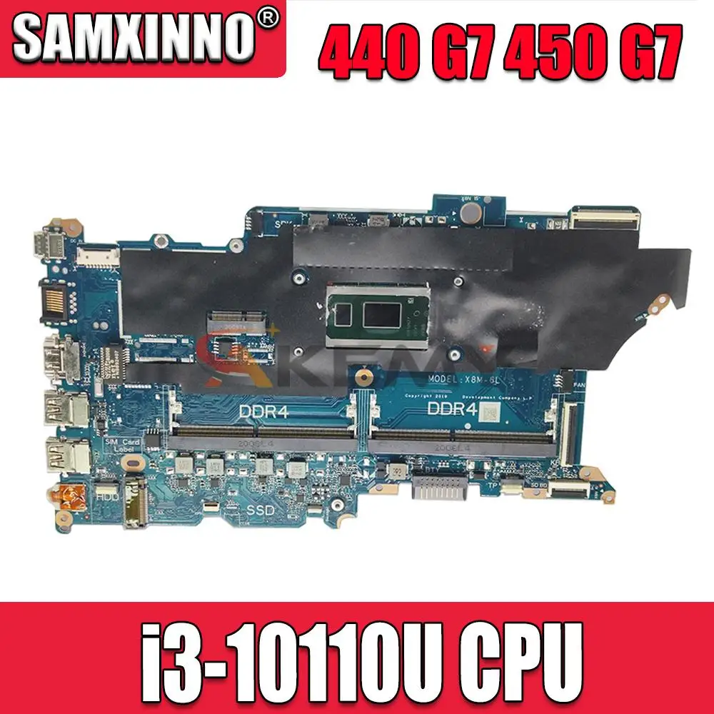 

L78084-601 для HP ProBook 440 G7 450 G7 Материнская плата ноутбука DA0X8MMB6D0 X8M материнская плата W/L78084-001 100% полностью протестирована