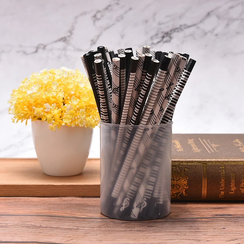 2b Standard Round Music Stationery Piano School Office Supply Student Gift Prize Creative Kawaii Simple Cute
