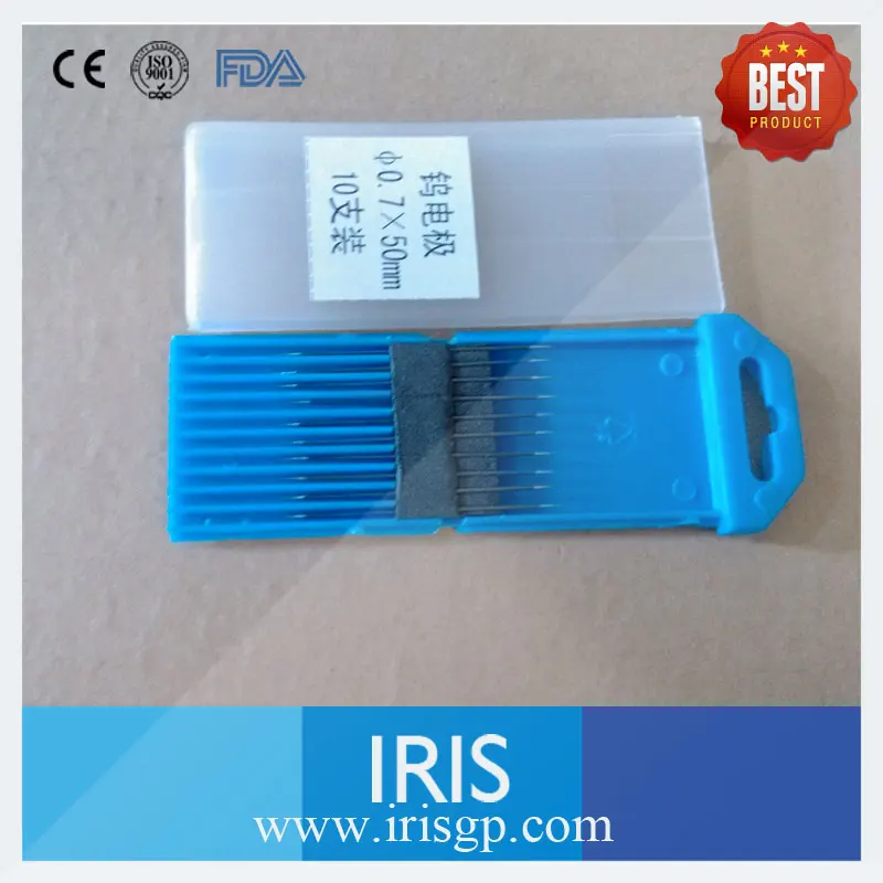 Вольфрамовый электрод для зубных протезов или ювелирных изделий 0 7*50 мм 20 шт.