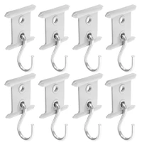 8pcs camping awning hooks clips racks tool awning clothes hooks for rv camper caravan car exterior accessories