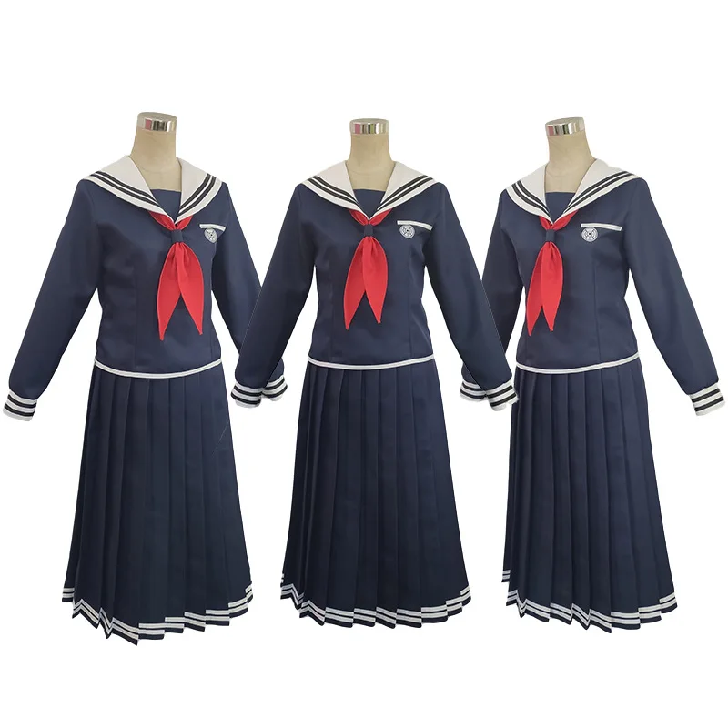 2021 Anime Danganronpa Monaka Cosplay Costume Monaca Towa Dress Set Dangan Ronpa Women Uniform Girl Halloween Cos Suit Gifts |