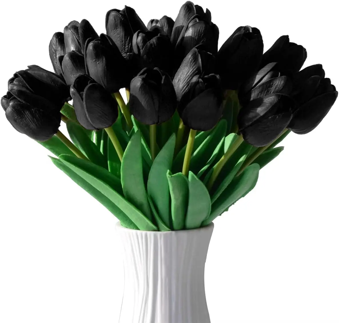 

30 PCS Artificial Real Touch Tulips Bouquet for Home Wedding Party Office Decor for Mother Wife Girlfriend