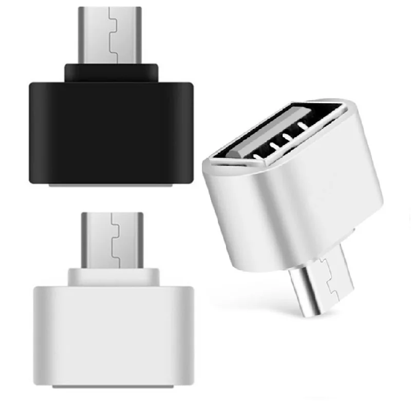 

200 шт., адаптер Micro USB в USB для планшетов, ПК, Android