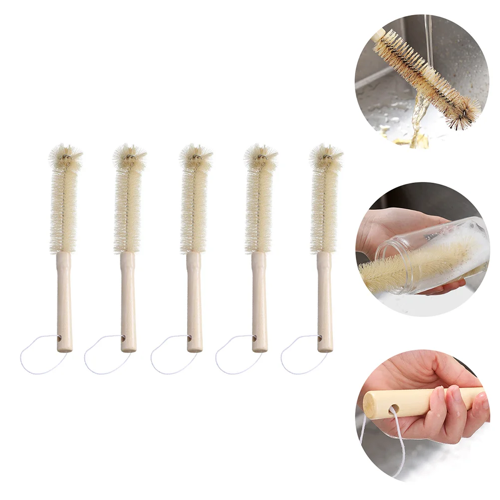 

5pcs Bottle Brush Cup Cleaning Brush Mug Handle Cup Bottle Brush