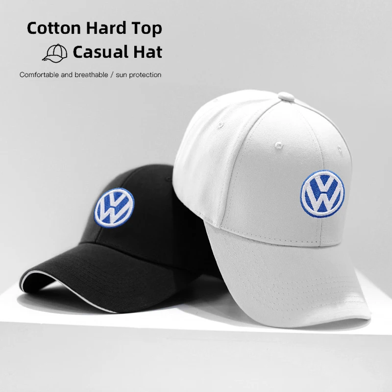 Бейсбольная кепка Snapback с вышивкой логотипа автомобиля Volkswagen регулируемые