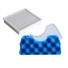 Hepa фильтр для Samsung DJ97-01040C SC43 SC44 SC45 SC47, комплект голубых губчатых запчастей для робота-пылесоса, 1 комплект