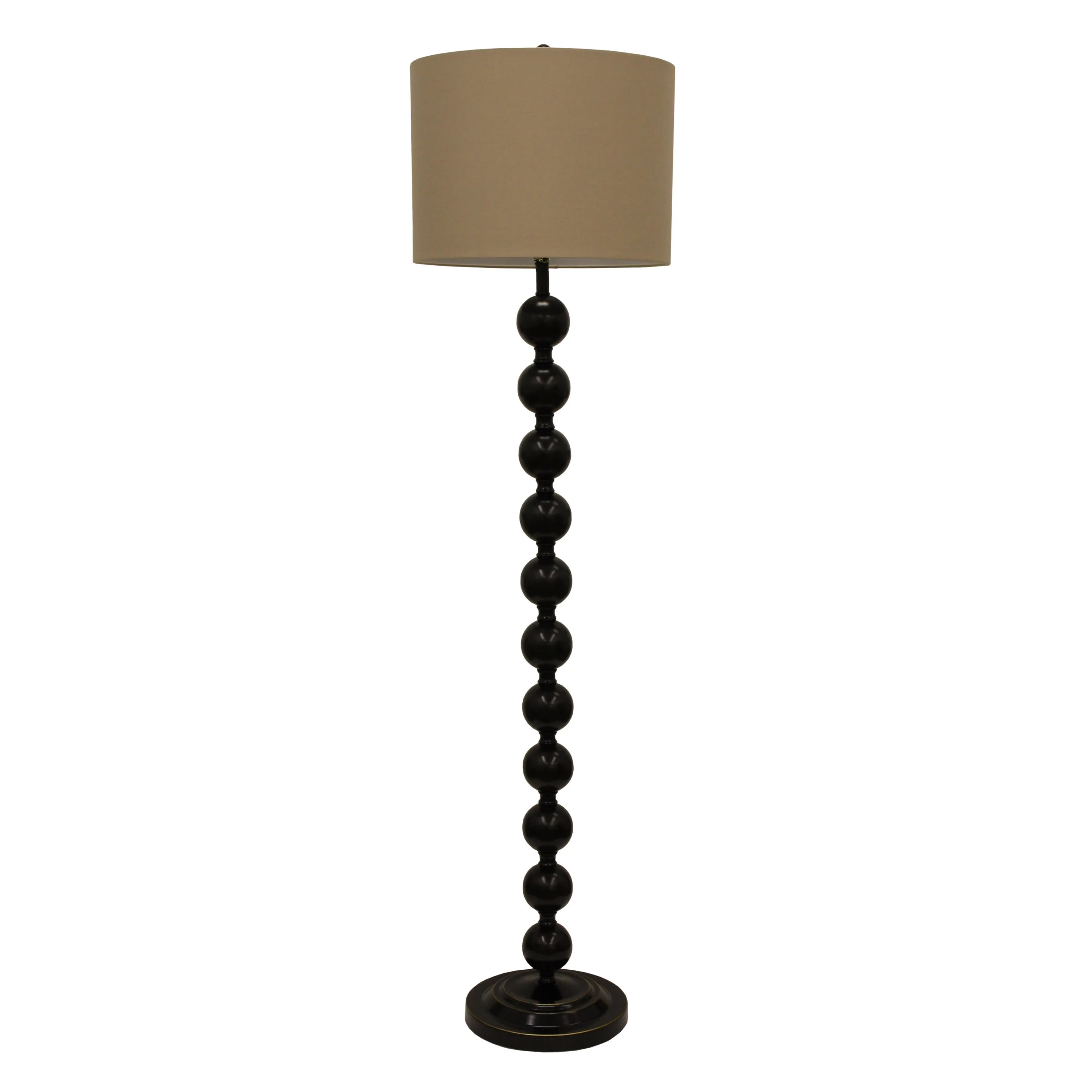 

59" Stacked Ball Floor Lamp made of Steel