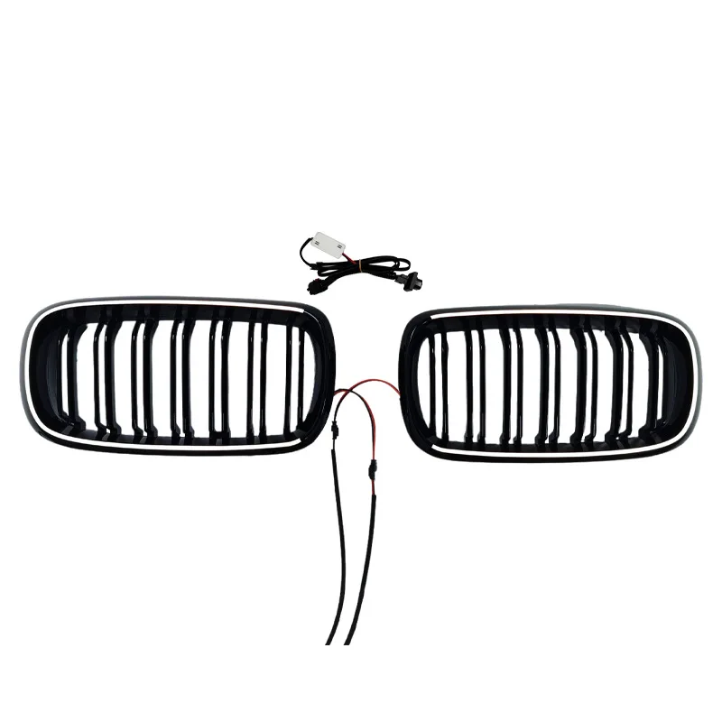 

High Quality Front Radiator Kidney Bumper LED luminous Racing Grills For BMW X5 F15 2014-2018 xDrive 30i 35d 40i M50i