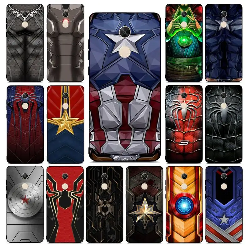 

Disney The Avengers Phone Case for Redmi Note 8 7 9 4 6 pro max T X 5A 3 10 lite pro