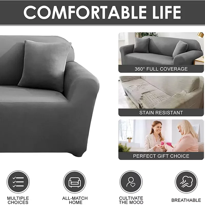 

corner sofa covers couch slipcovers elastica material sofa skin protector for pets chaselong cover L shape sofa armchair