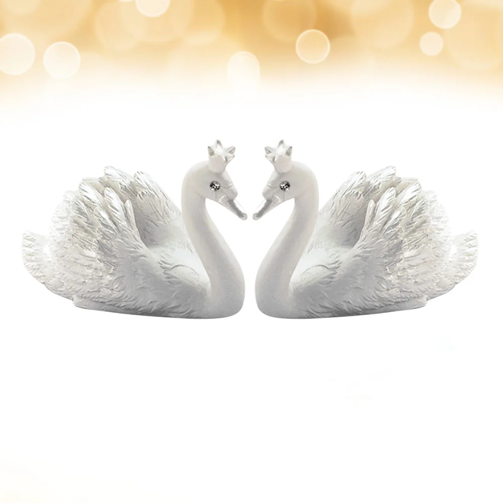 

2pcs Table Number Clip Swan Shape Meno Table Menu Holder Clip for Banquets Party Wedding