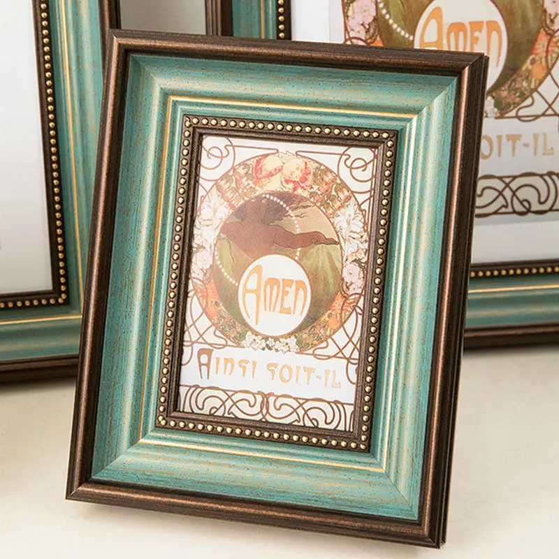 

Nordic Style Wall-mounted Photo Frame 5-10 Inch Living Room Picture Frame Simple Wooden Photo Frame Home Decorations