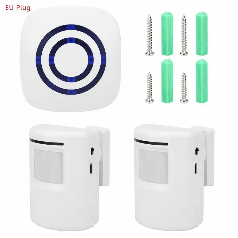 

Smart Door Bell Chime Wireless Intelligent Sensor Digital Infrared Human Body Sensor Split Reminder Waterproof Door Bell Alarm