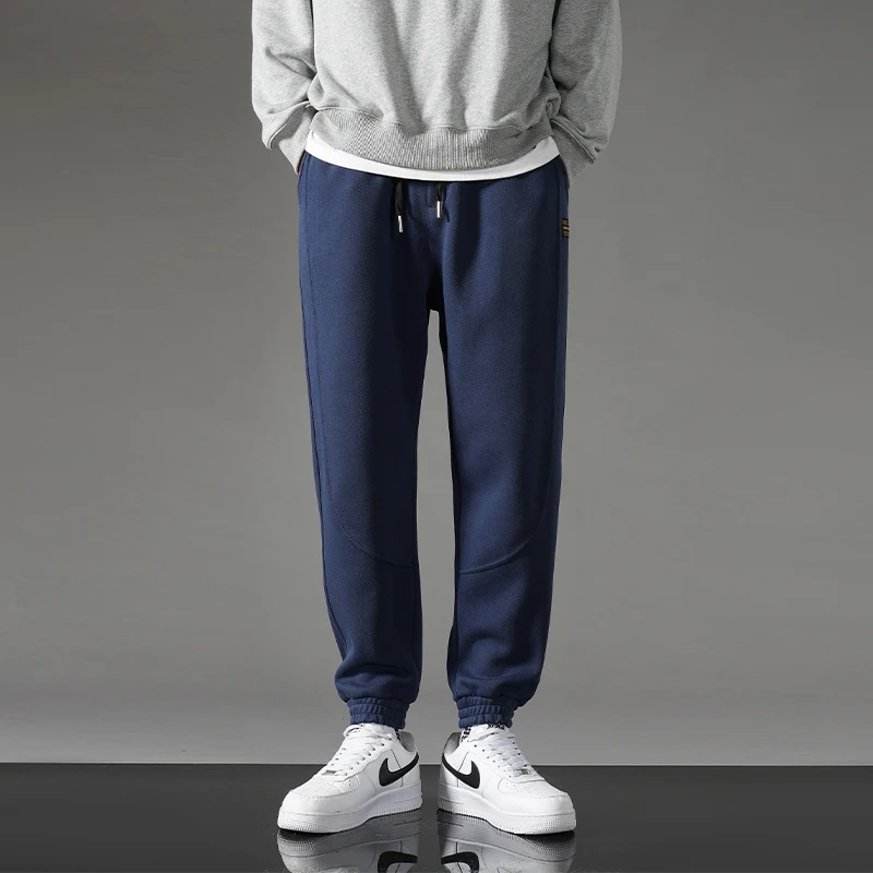 Men's Cotton Jogging Sports Pants Loose Casual Training Pants Sportswear Men's Straight Leg Sweatpants Gyms Trousers Autumn