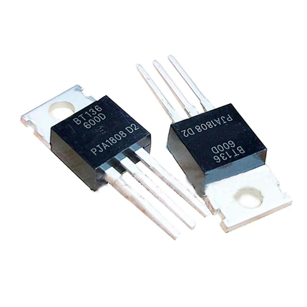 

10pcs/lot BT136-600D BT136 two-way thyristor TO-220AB