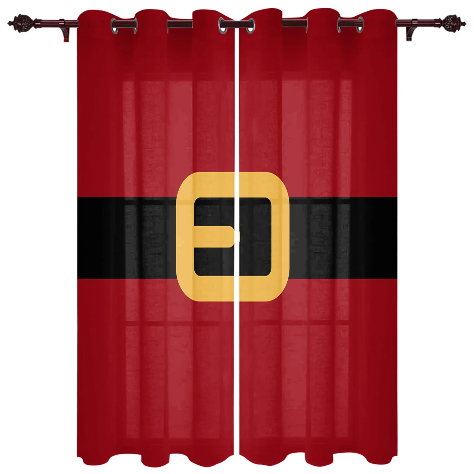 

Рождественские современные шторы с Санта Клаусом для спальни, кафе, домашний декор, роскошные шторы для гостиной, оконные занавески