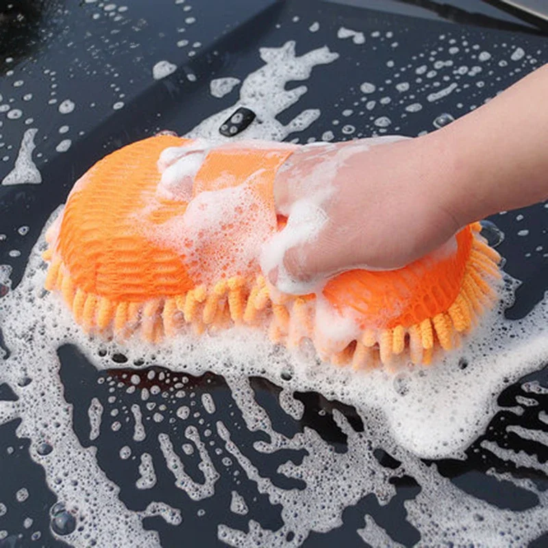 

Car Wash Microfiber Car Washer Sponge Cleaning Car Care Detailing Brushes Washing Towel Auto Gloves Styling Accessories Gadget