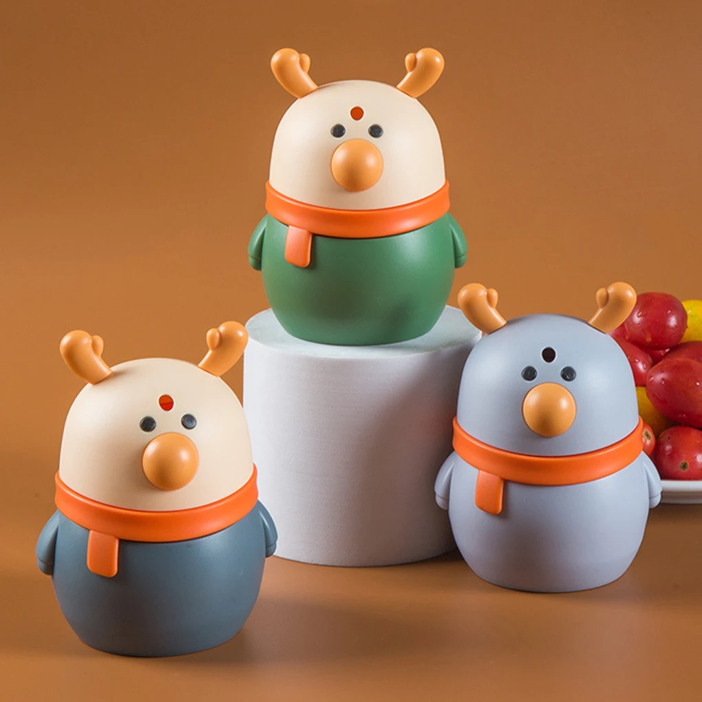 

Cartoon Animal Automatic Toothpick Holder Press Type Dispenser PP Plastic Box Dining Room Desktop Container Household Supplies