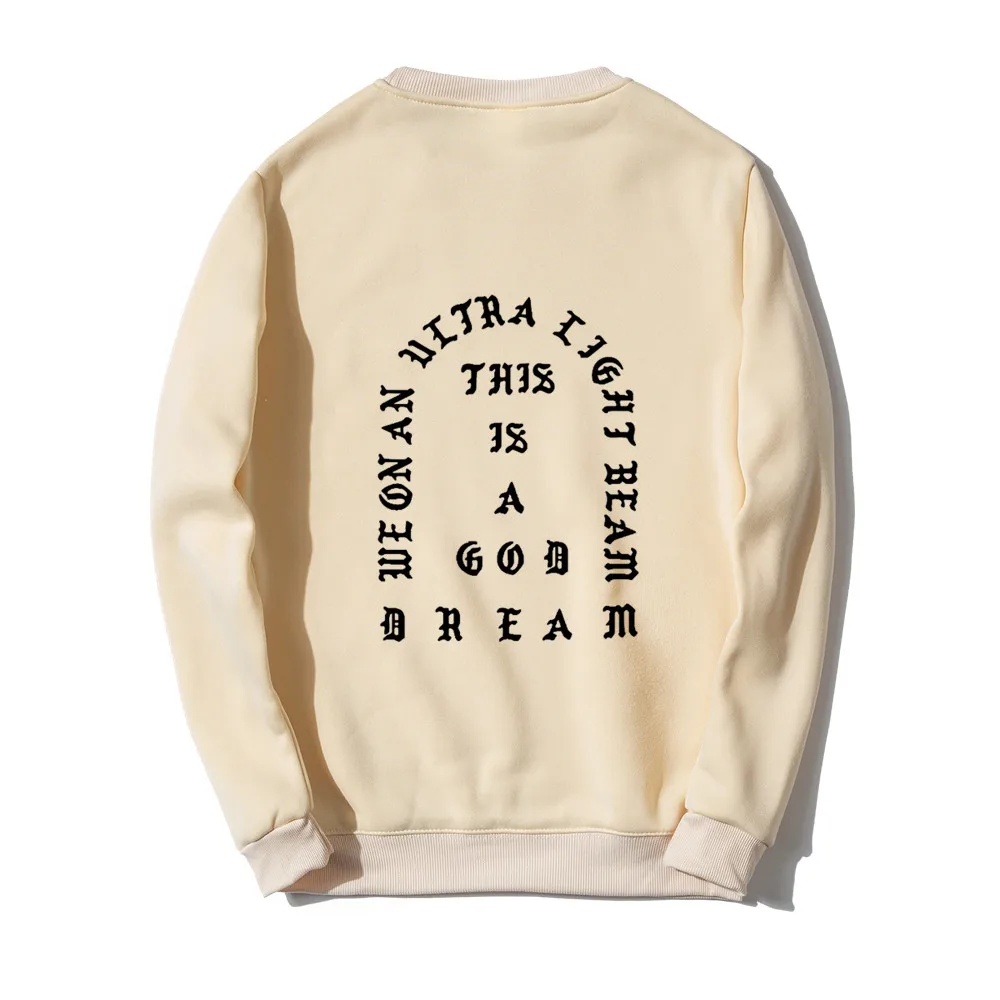 Мужская толстовка с капюшоном круглым вырезом и надписью &quotI Feel Like Paul&quot