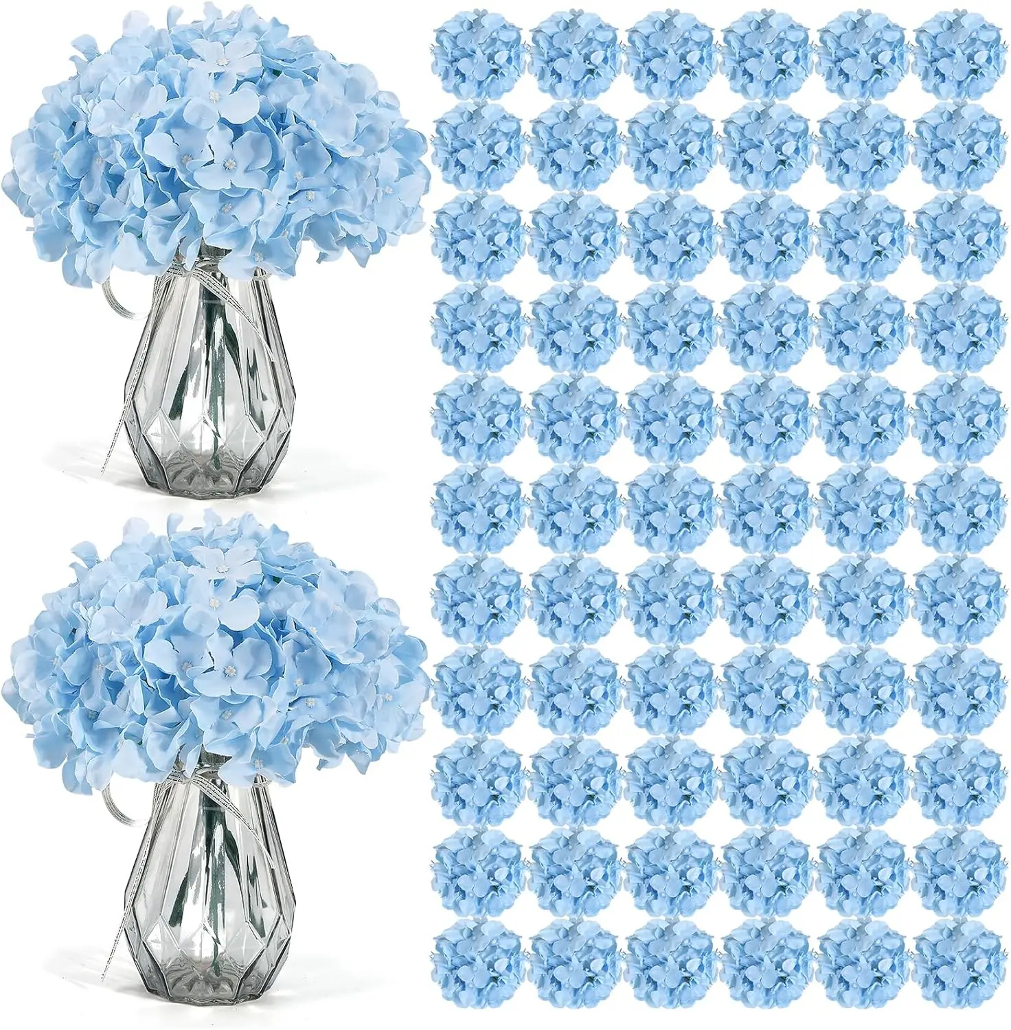 

Искусственные шелковые гортензии для свадьбы